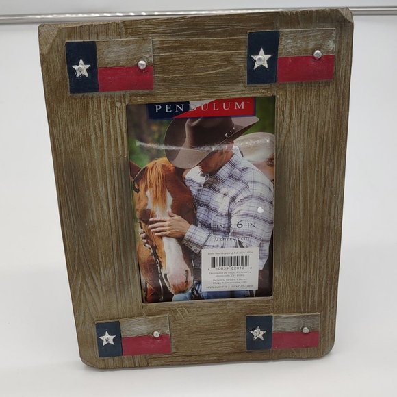 NWT BOGO 3 Dimensional Art Picture Frame 4x6 Texas Flag - Buy One Get One Free - Picture 1 of 7
